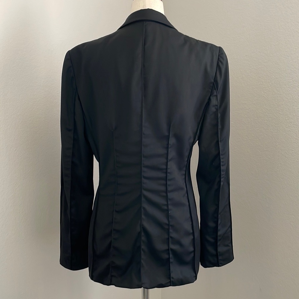 Valentino Miss V Black Pantsuit Size 8 Vintage Valentino - Picture 10 of 16